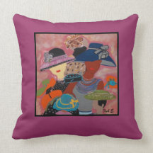 Hattitude Throw Pillow