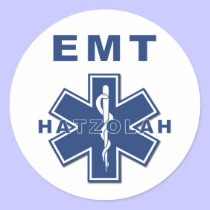 Hatzolah EMS stickers