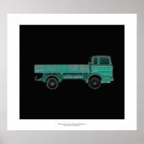 Haulers movers transport vintage toy truck photo print