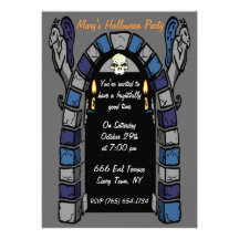Haunted Castle Party Invitation