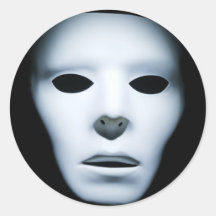 Haunted Ghostly Like Face.jpg Stickers