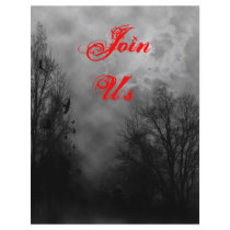 Haunted Halloween Sky Custom Flyer flyers