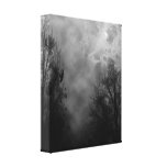 Haunted Halloween Sky Wrapped Canvas Canvas Prints