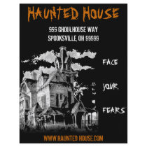 HAUNTED HOUSE FLYER