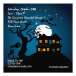 Haunted House Halloween Party Invitations