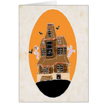 Haunted House Note Card