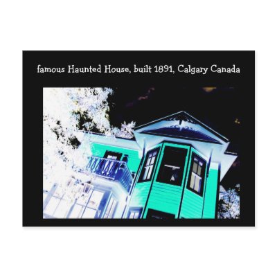 Haunted House Postcard (Calgary, Canada) by JayneLogan