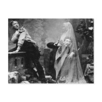Haunted Lane - Vintage Ghost Photo 1880 Post Cards