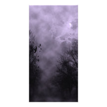 Haunted Sky Purple Mist Picture Card