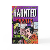 "Haunted Thrills" Birthday Card