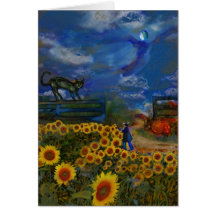 Haunting moon,card