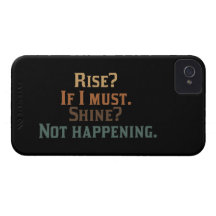 Hausse et éclat drôles ? coques iPhone 4 Case-Mate