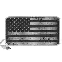 Haut-parleur affligé du drapeau américain II USB