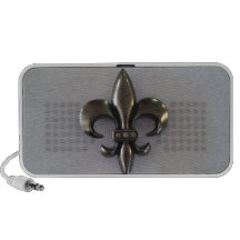 Haut-parleur de PEWTER FLEUR DE LIS