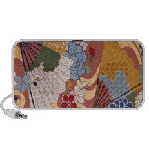 Haut-parleur japonais de griffonnage de tissu