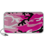 Haut-parleur rose de griffonnage de Camo