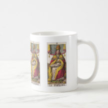 Haut tarot de cru de prêtresse tasse à café
