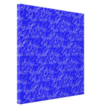 Haut toile enveloppée par bleu argenté sterling de toile tendue