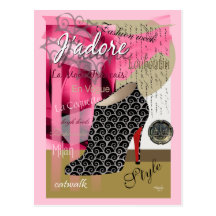 Haute Couture Postcard