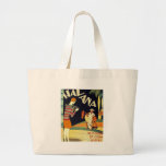 Havana Cuba Art Deco Cover Vintage Art Canvas Bag