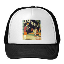 Havana Cuba Art Deco Cover Vintage Art Hats