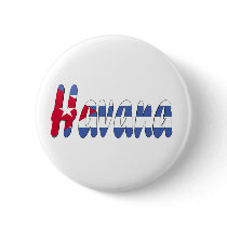 Havana, Cuba Buttons