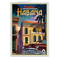 Havana Cuba Greeting Card