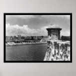 Havana, Cuba from the Cabana Fortress 1902 Print