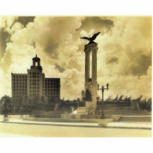 Havana malecon Outlined Sculture Photo Sculpture