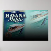 HAVANA MOJITO DIET CANVAS Print