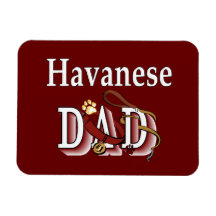 Havanese DAD Rectangle Magnet