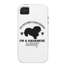 Havanese Dog Daddy iPhone 4 Case