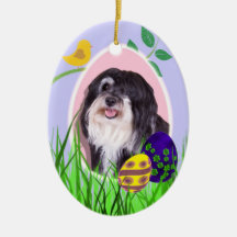 Havanese Easter Ornament