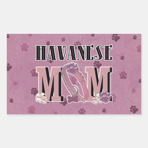 Havanese MOM Stickers