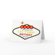 Have A Fabulous Las Vegas Birthday Card