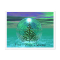 Have a Green Christmas Post Card