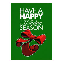 Have a happy holiday season invitation