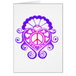 Have a Heart /henna jewel tones Greeting Card