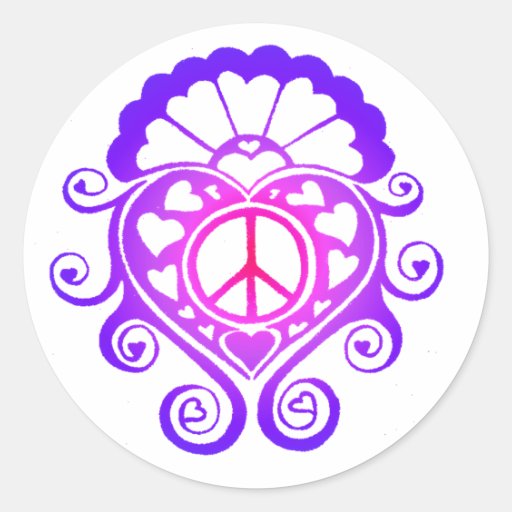 Have a Heart /henna jewel tones Sticker
