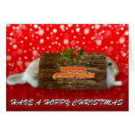 Have A Hoppy Christmas - Rabbit Xmas Card