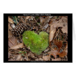 Have a Love Affair with Nature Moss Heart Gifts cards