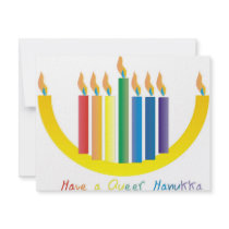 Have a Queer Chanukah Custom Announcements