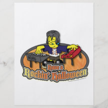 Have a Rockin' Halloween Personalized Flyer