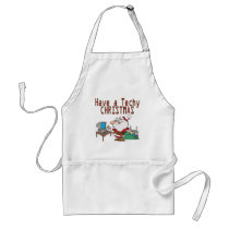 have a techy christmas computer geek santa apron