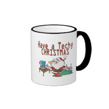 have a techy christmas computer geek santa coffee mug