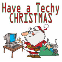 have a techy christmas computer geek santa photo cut out