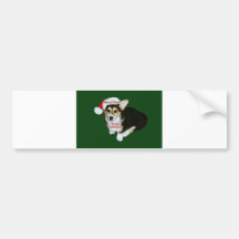 Have a Very Corgi Christmas- Gimli Bumper Sticker