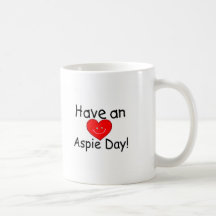 Have An Aspie Day (Smiley Hrt) Coffee Mug