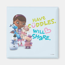 Have Cuddles Will Share Refrigerator Magnets