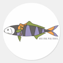 Have Fish, Will Travel sticker